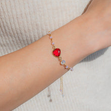 Load image into Gallery viewer, Pink Tourmaline Quartz Bracelet and Necklace Set