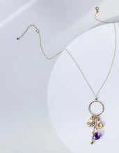 Load image into Gallery viewer, The Ammil Necklace - Amethyst &amp; Citrine