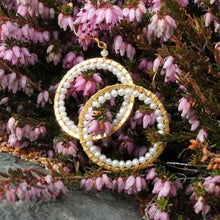 Load image into Gallery viewer, Pearl Halo Earrings