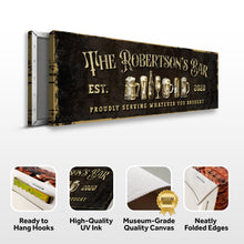 Load image into Gallery viewer, Personalized Bar Sign III