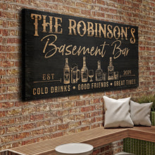 Load image into Gallery viewer, Personalized Basement Bar Sign III