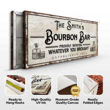 Load image into Gallery viewer, Personalized Bourbon Bar Sign