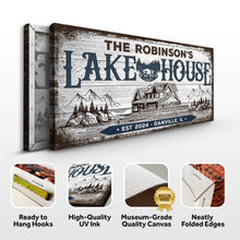 Load image into Gallery viewer, Personalized Lake House Sign II