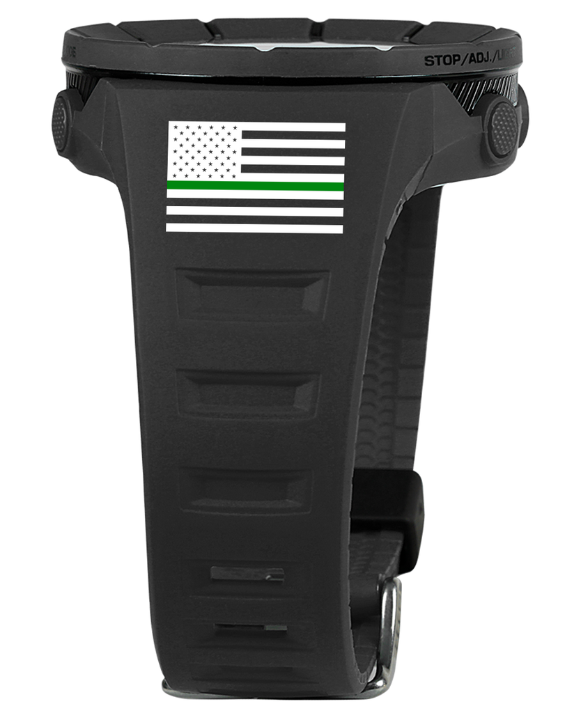 Coliseum Fit™ Thin Green Line - Freedom Edition (Phantom Black) Watch