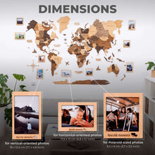 Load image into Gallery viewer, Set of 3 Wooden Photo Frames