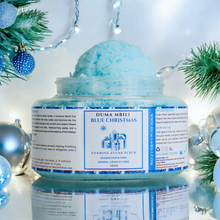 Load image into Gallery viewer, Blue Christmas Foaming Sugar Scrub