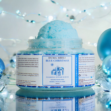 Load image into Gallery viewer, Blue Christmas Foaming Sugar Scrub