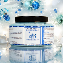 Load image into Gallery viewer, Blue Christmas Foaming Sugar Scrub