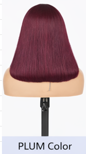 Black HD Invisible Transparent 24' Lace Front Wigs Glueless Lace Brazilian Human Hair Pre-Plucked Wigs With Bleached Knots