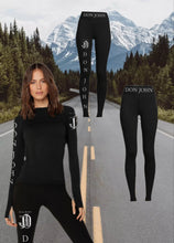 Load image into Gallery viewer, DON JOHN Yoga Outfit Sets Hooded Top Women's