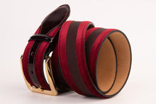 Load image into Gallery viewer, The Pontalto Burgundy Leather Belt
