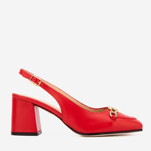 Load image into Gallery viewer, The Potomac Red Leather Slingback Women Sandal