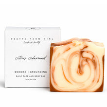 Load image into Gallery viewer, Citrus Cedarwood Handmade Tallow and Goat Milk Soap Bar