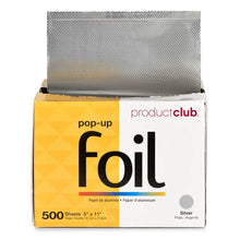 Load image into Gallery viewer, Product Club Silver Pop-Up Hair Foil - 5" x 11" - 500ct