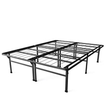 Load image into Gallery viewer, Queen size 18-inch High Rise Folding Metal Platform Bed Frame