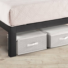 Load image into Gallery viewer, Queen size Metal Platform Bed Frame with 3.86 inch Wide Heavy Duty Steel Slats