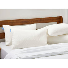 Load image into Gallery viewer, Queen Shredded Memory Foam Pillow with Luxury Soft Cool Bamboo Breathable Cover