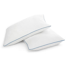 Load image into Gallery viewer, Set of 2 Queen size Memory Foam Pillow with Removable Machine Washable Cover