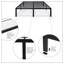 Load image into Gallery viewer, Queen size Heavy Duty Metal Platform Bed Frame - Holds up to 2,200 lbs