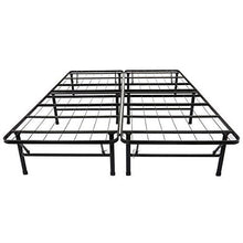 Load image into Gallery viewer, Queen size Black Metal Platform Bed Frame