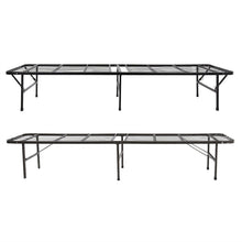 Load image into Gallery viewer, Queen size Black Metal Platform Bed Frame