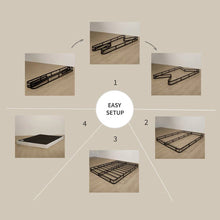 Load image into Gallery viewer, Queen size 8-inch Metal Frame Box-Spring Mattress Foundation with Cover