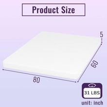 Load image into Gallery viewer, Queen size 5-inch Charcoal Infused Memory Foam Mattress with Removable Cover