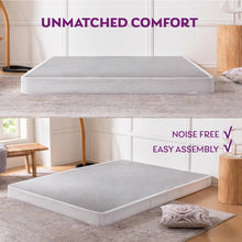 Load image into Gallery viewer, Queen size 5-inch Low Profile Metal Box Spring Mattress Foundation with Cover