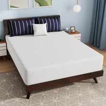 Load image into Gallery viewer, Queen size 12-inch Charcoal Infused Memory Foam Mattress with Removable Cover