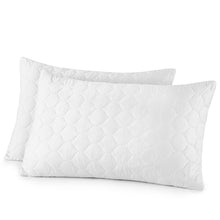 Load image into Gallery viewer, Organic Cotton Quilted Pillow Protectors