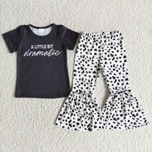 Load image into Gallery viewer, A little bit dramatic shirt leopard pants girls boutique clothes