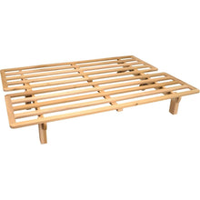 Load image into Gallery viewer, Queen size Solid Wood Futon Sofa Bed Frame - Made in the USA