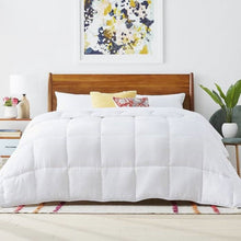 Load image into Gallery viewer, Queen Size Cozy All Seasons Plush White Polyester Down Alternative Comforter