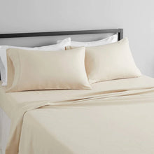 Load image into Gallery viewer, Queen Ivory 100-Percent Egyptian Cotton 1000 Thread Count 4-Piece Sheet Set