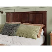 Load image into Gallery viewer, Queen size Traditional Style Headboard in Walnut Wood Finish