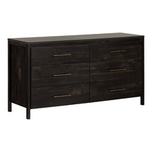Load image into Gallery viewer, Modern Java 6 Drawer Double Dresser