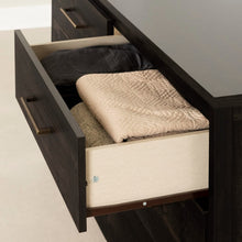 Load image into Gallery viewer, Modern Java 6 Drawer Double Dresser