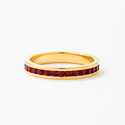 Tessa Garnet Crystal Eternity Band