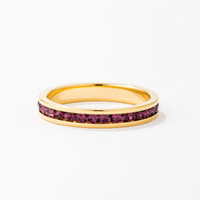 Load image into Gallery viewer, Tessa Amethyst Crystal Eternity Band