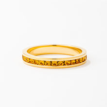 Load image into Gallery viewer, Tessa Topaz Crystal Eternity Band