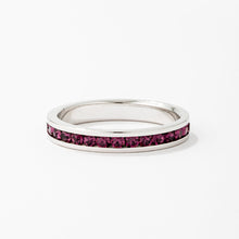 Load image into Gallery viewer, Tessa Amethyst Crystal Eternity Band