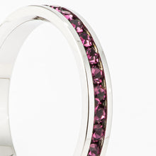 Load image into Gallery viewer, Tessa Amethyst Crystal Eternity Band