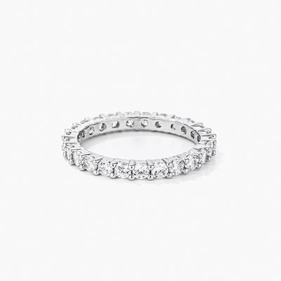 Cubic Zirconia Eternity Band