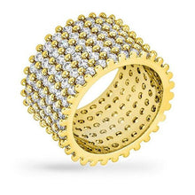 Load image into Gallery viewer, Laurie 22.5ct CZ 14K Gold Pave Ring