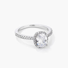 Load image into Gallery viewer, Josie 2.3ct CZ White Gold Rhodium Vintage Micro Pave Engagement Ring