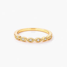 Load image into Gallery viewer, Gold Plated Sextus Marquise Delicate Stackable Ring
