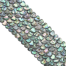 Load image into Gallery viewer, High Quality Natural Abalone Heart shape Beads, sku#R48