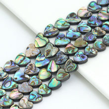 Load image into Gallery viewer, High Quality Natural Abalone Heart shape Beads, sku#R48