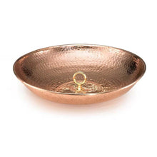 Load image into Gallery viewer, Hand Hammered Copper Polished Rain Chain Basin - 16.5 inch Diameter