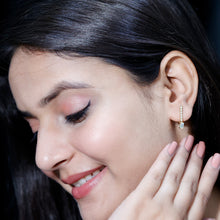 Load image into Gallery viewer, Emerald Cut Ethiopian Opal Drop Earrings with Lab Diamond